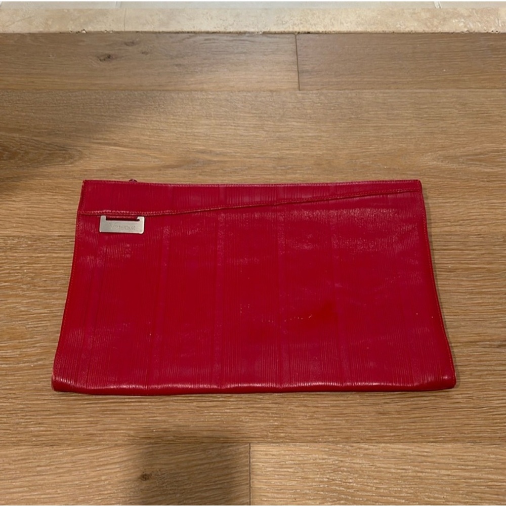 Versace Vintage Red Clutch